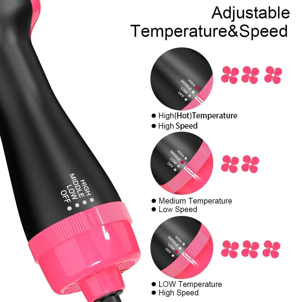 3-in-1 Hot Air Hair Dryer Brush